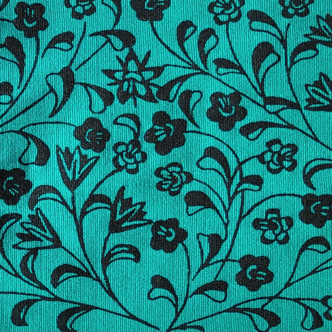 Hand-Printed Trouser Sock Flowers