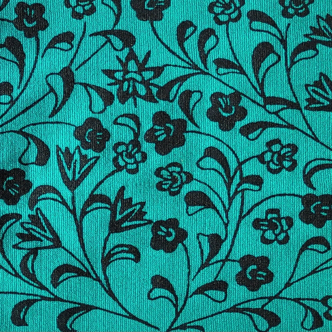 Hand-Printed Trouser Sock Flowers