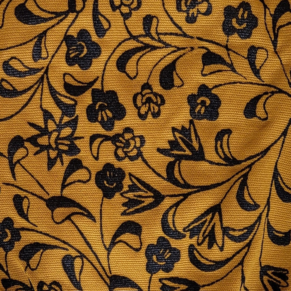 Hand-Printed Trouser Sock Flowers