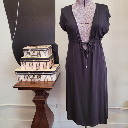 black jersey dress sz MEDIUM