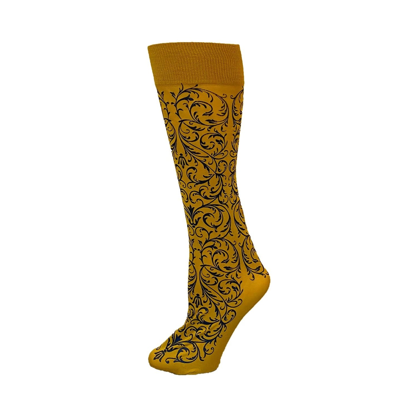 Hand-Printed Trouser Sock Faberge
