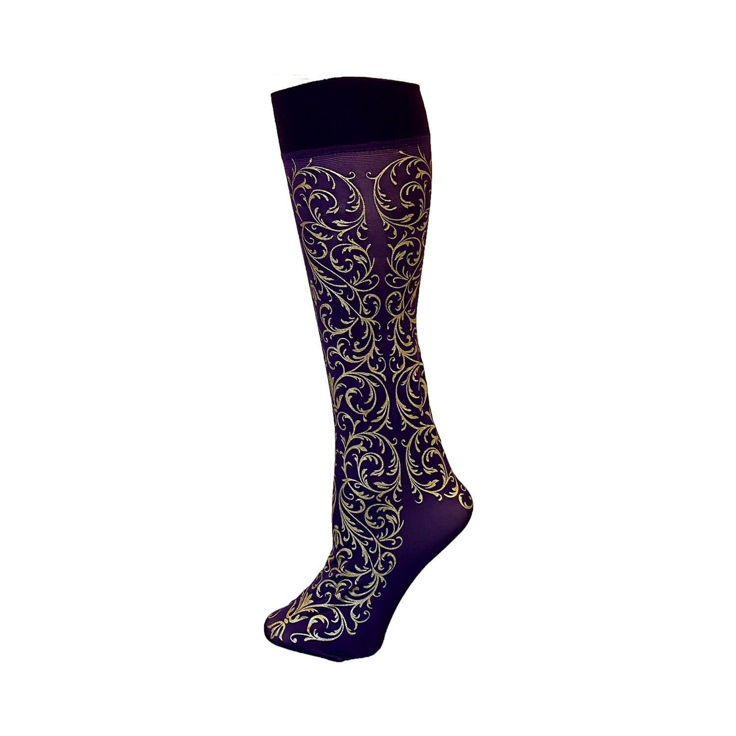 Hand-Printed Trouser Sock Faberge
