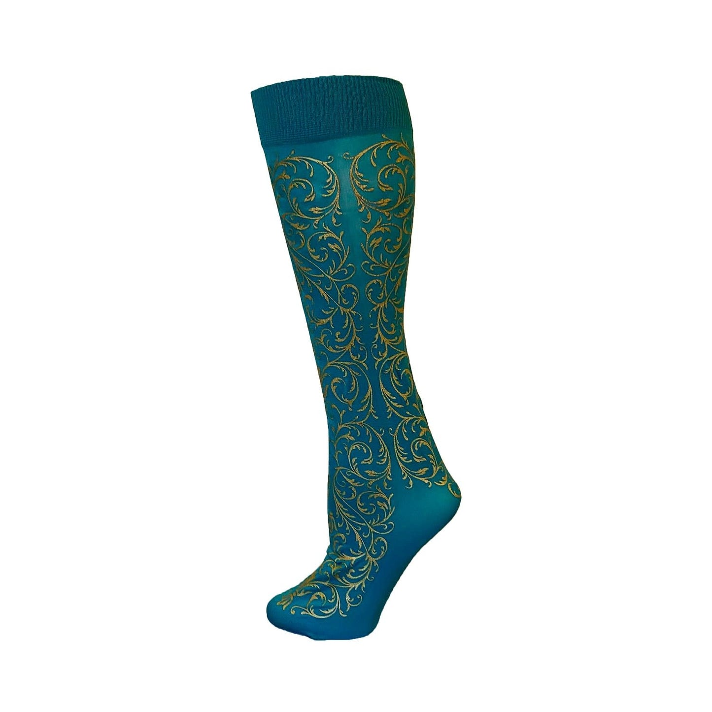 Hand-Printed Trouser Sock Faberge