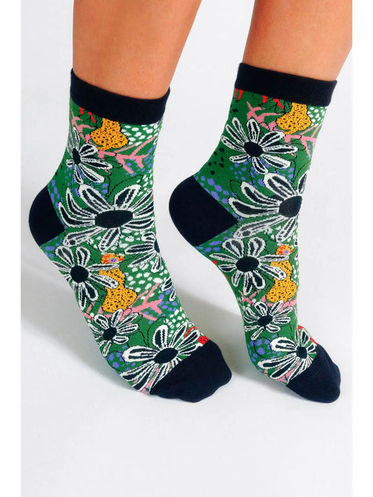 Forest Knit Ankle Sock