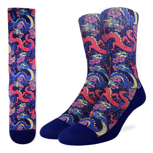 Chinese Dragons Socks 8-13