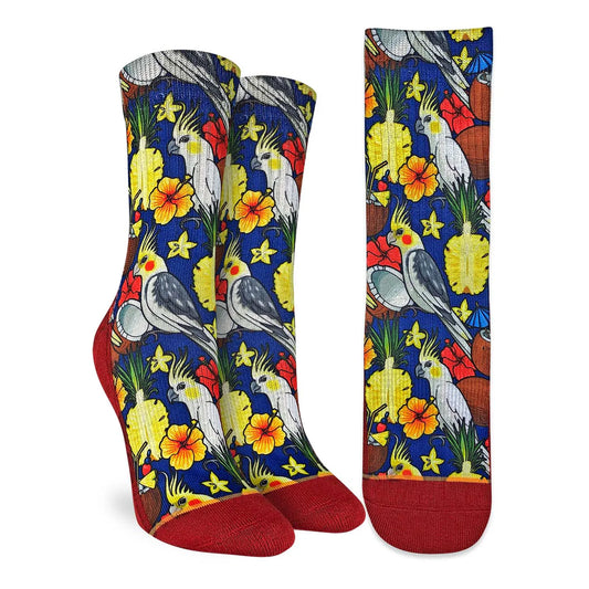 Cockatoo and Coconuts Socks