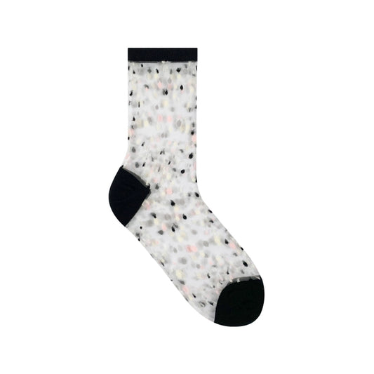 Sheer Multi See-Through Dots