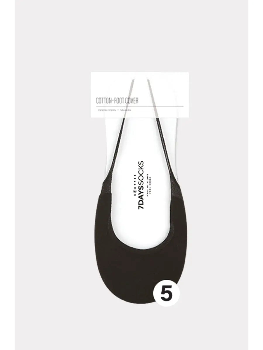 No-Show Sling-Back Socks Black