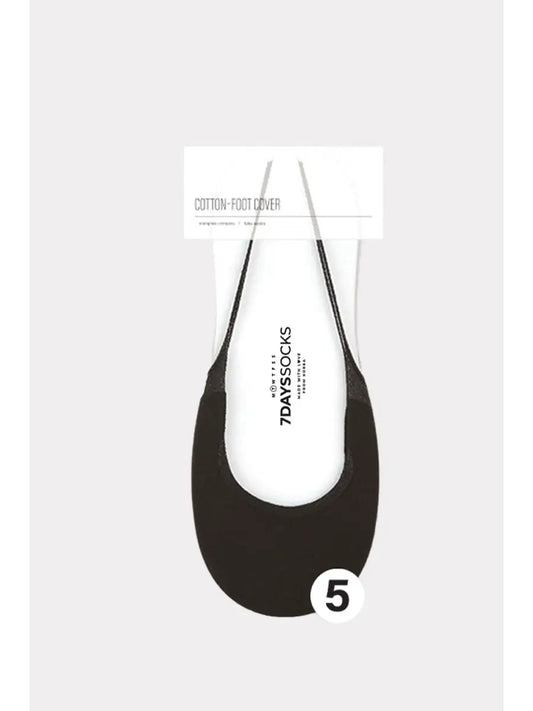 No-Show Sling-Back Socks Black