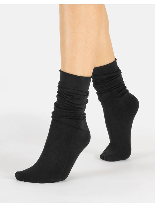 Non-Bind Cashmere Sock Black