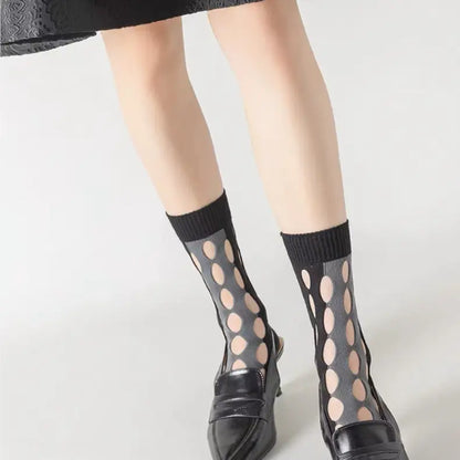 Elegance Oval Mesh Socks
