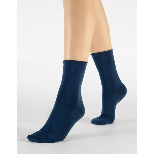 Non-Bind Cotton Ankle Socks Marine 35/38
