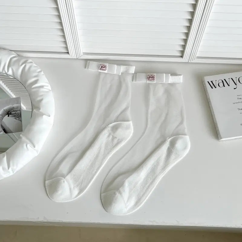 Elegant Trim Sheer Socks