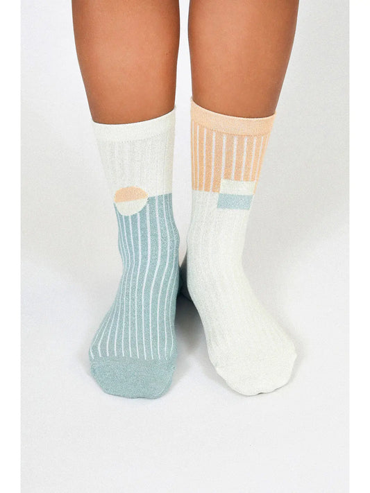 Casey Shimmer Ankle Sock