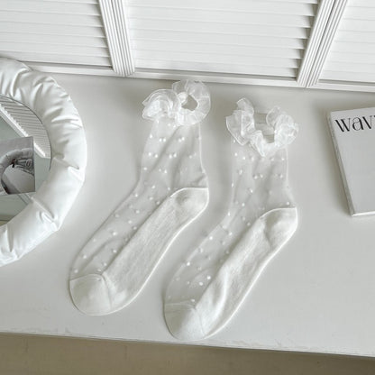Elegant Trim Sheer Socks