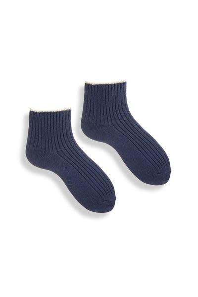 Tipped Rib Shortie Cashmere