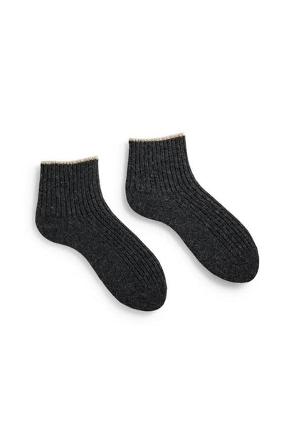 Tipped Rib Shortie Cashmere
