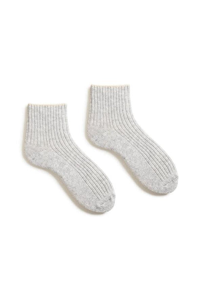 Tipped Rib Shortie Cashmere