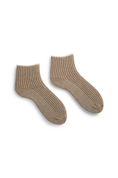 Tipped Rib Shortie Cashmere