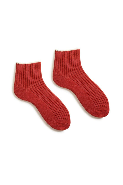 Tipped Rib Shortie Cashmere